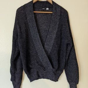 Black long sleeve sweater